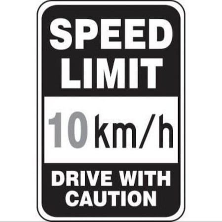 Accuform SPEED LIMIT SIGN SPEED LIMIT  KMH FRR43910DP FRR43910DP